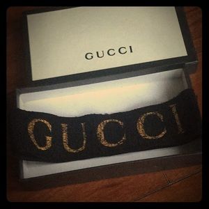 Gucci Black and Gold headband
